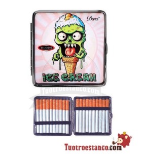 Zombie Skull Cream sigarettendoosje 20 sigaretten