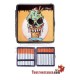 Pitillera Zombie Calavera Cream de 20 cig