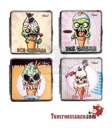 Zombie Skull Cream sigarettendoosje 20 sigaretten