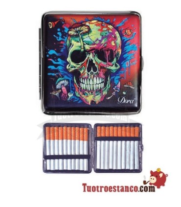 Pitillera Skull Colors de 20 cig
