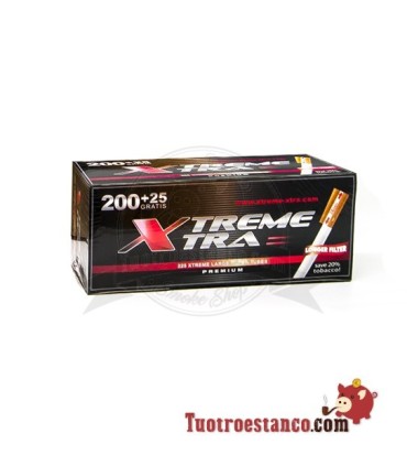 X-Treme 225 Long Filter Tubes - 4 Boxes of 225 Tubes