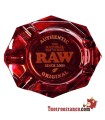 Cenicero Cristal Raw Red
