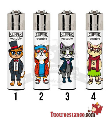 Mode féline Clipper | Briquet de collection