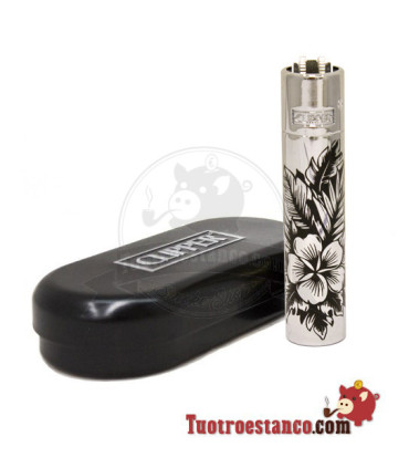 Clipper Metálico Floral