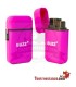 Encendedor soplete Buzz doble llama, color rosa
