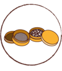 Grinders 4 piezas