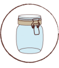 Glazen container